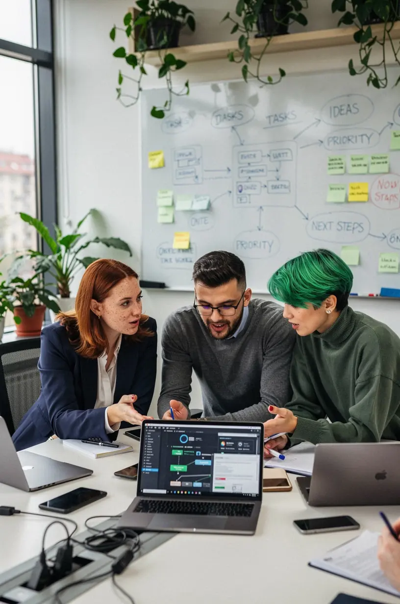 Grafic ilustrând creșterea eficienței prin implementarea unor soluții inteligente de automatizare